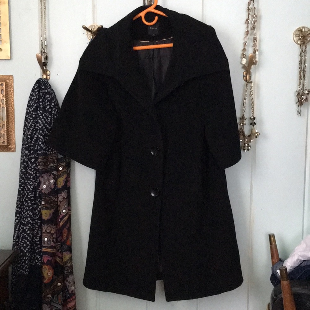 Express 3/4 sleeve dress coat